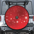 Shiny Sparkle Print Tire Cover With Camera Hole