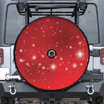 Shiny Sparkle Print Tire Cover With Camera Hole