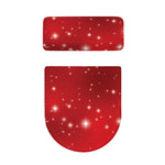 Shiny Sparkle Print Toilet Lid And Tank Cover Set