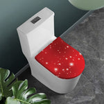 Shiny Sparkle Print Toilet Lid Cover