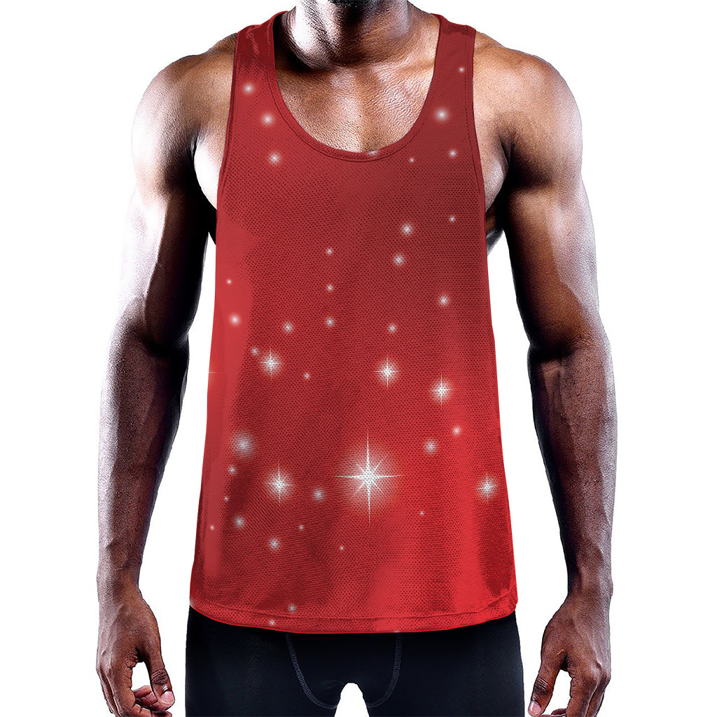 Shiny Sparkle Print Training Tank Top