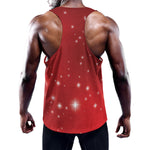 Shiny Sparkle Print Training Tank Top