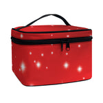 Shiny Sparkle Print Travel Makeup Bag