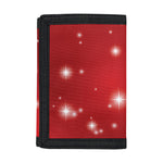 Shiny Sparkle Print Trifold Wallet