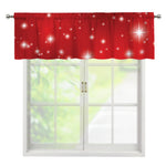 Shiny Sparkle Print Window Valance