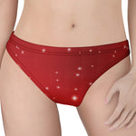 Shiny Sparkle Print Women's Thong