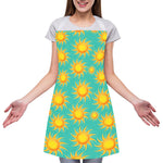 Shiny Sun Pattern Print Adjustable Apron