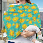 Shiny Sun Pattern Print Baby Seat Cover