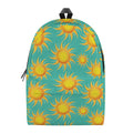 Shiny Sun Pattern Print School Backpack