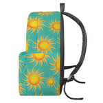 Shiny Sun Pattern Print Backpack