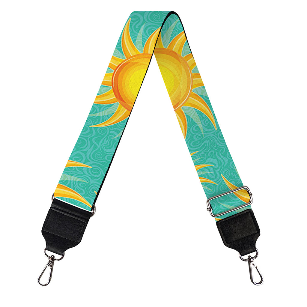 Shiny Sun Pattern Print Bag Strap