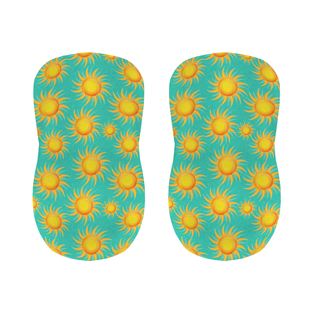 Shiny Sun Pattern Print Bar Stool Covers