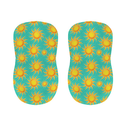 Shiny Sun Pattern Print Bar Stool Covers