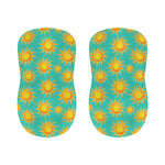 Shiny Sun Pattern Print Bar Stool Covers
