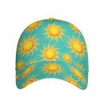 Shiny Sun Pattern Print Baseball Cap