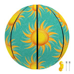 Shiny Sun Pattern Print Basketball