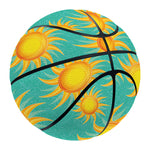 Shiny Sun Pattern Print Basketball