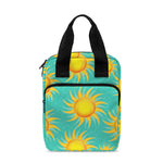 Shiny Sun Pattern Print Bible Tote Bag