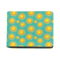 Shiny Sun Pattern Print Bifold Wallet