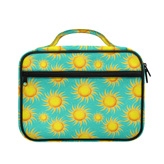 Shiny Sun Pattern Print Briefcase Bible Bag