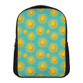 Shiny Sun Pattern Print Casual Backpack