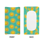 Shiny Sun Pattern Print Changing Pad Cover
