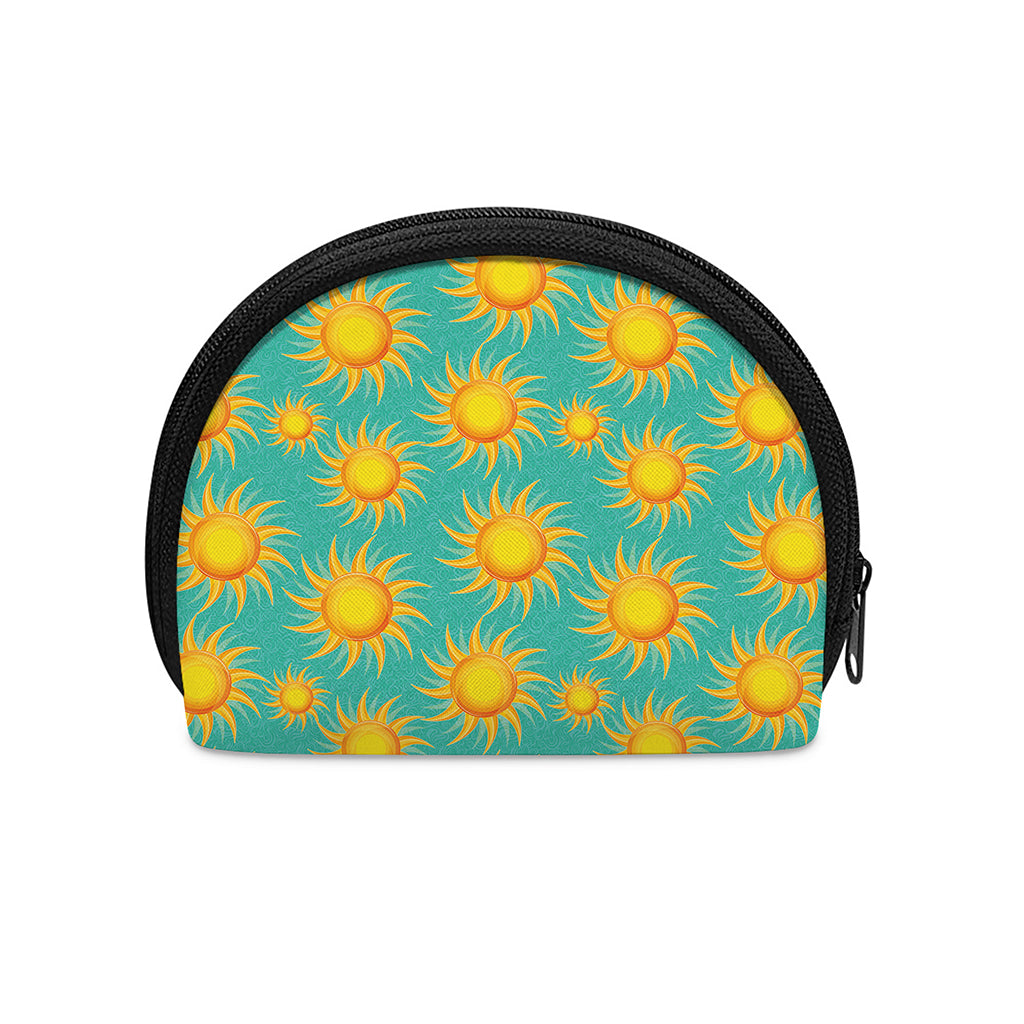 Shiny Sun Pattern Print Coin Purse