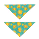 Shiny Sun Pattern Print Dog Bandana