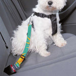 Shiny Sun Pattern Print Dog Seat Belt