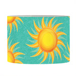 Shiny Sun Pattern Print Drum Lamp Shade