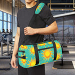 Shiny Sun Pattern Print Gym Bag