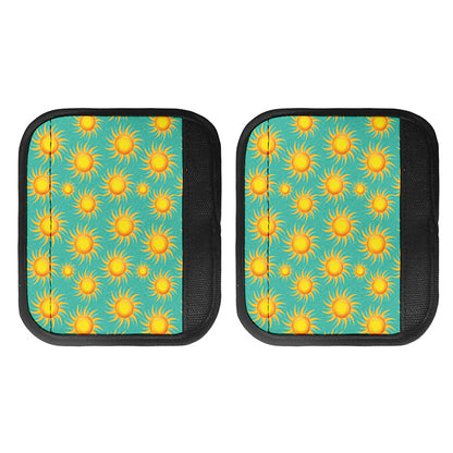 Shiny Sun Pattern Print Handle Covers