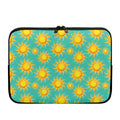 Shiny Sun Pattern Print Laptop Sleeve