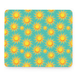 Shiny Sun Pattern Print Mouse Pad