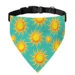 Shiny Sun Pattern Print Over The Collar Dog Bandana