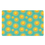 Shiny Sun Pattern Print Polyester Doormat