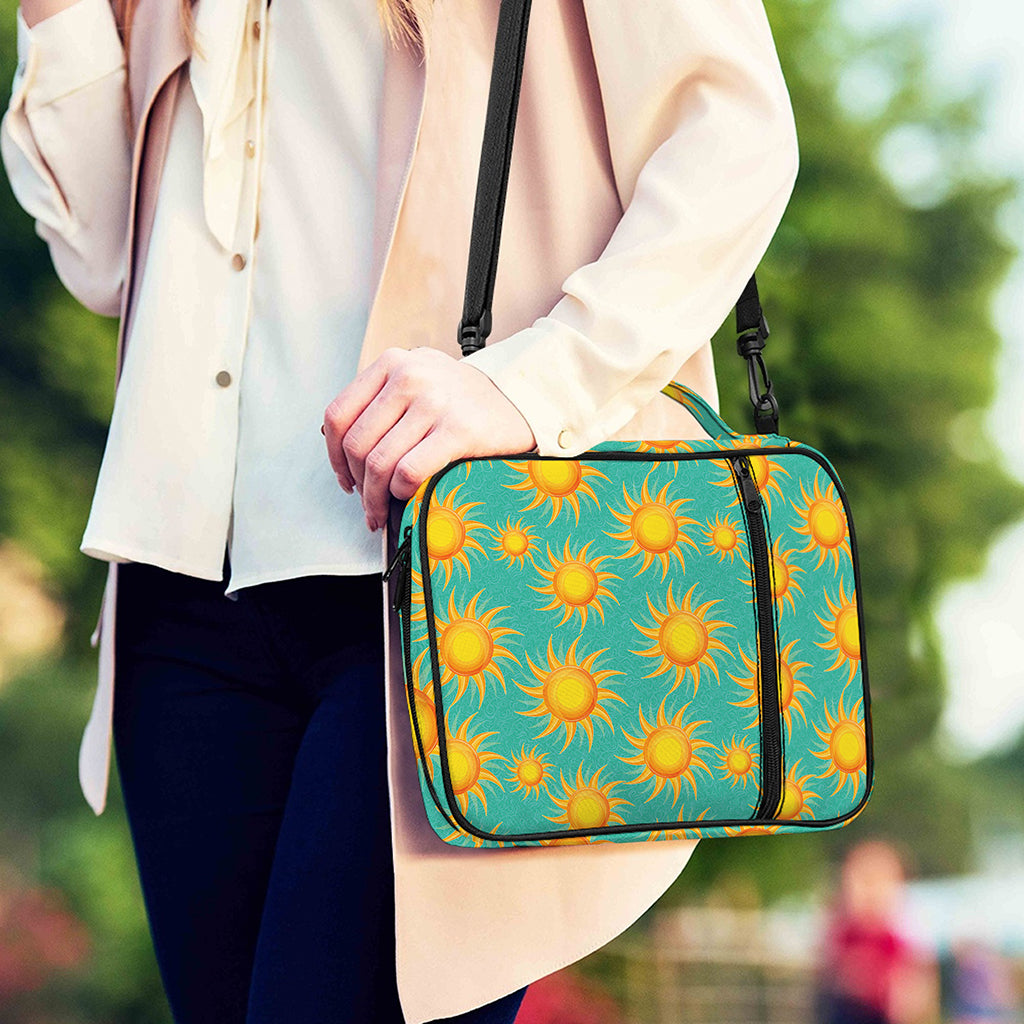 Shiny Sun Pattern Print Shoulder Strap Bible Bag