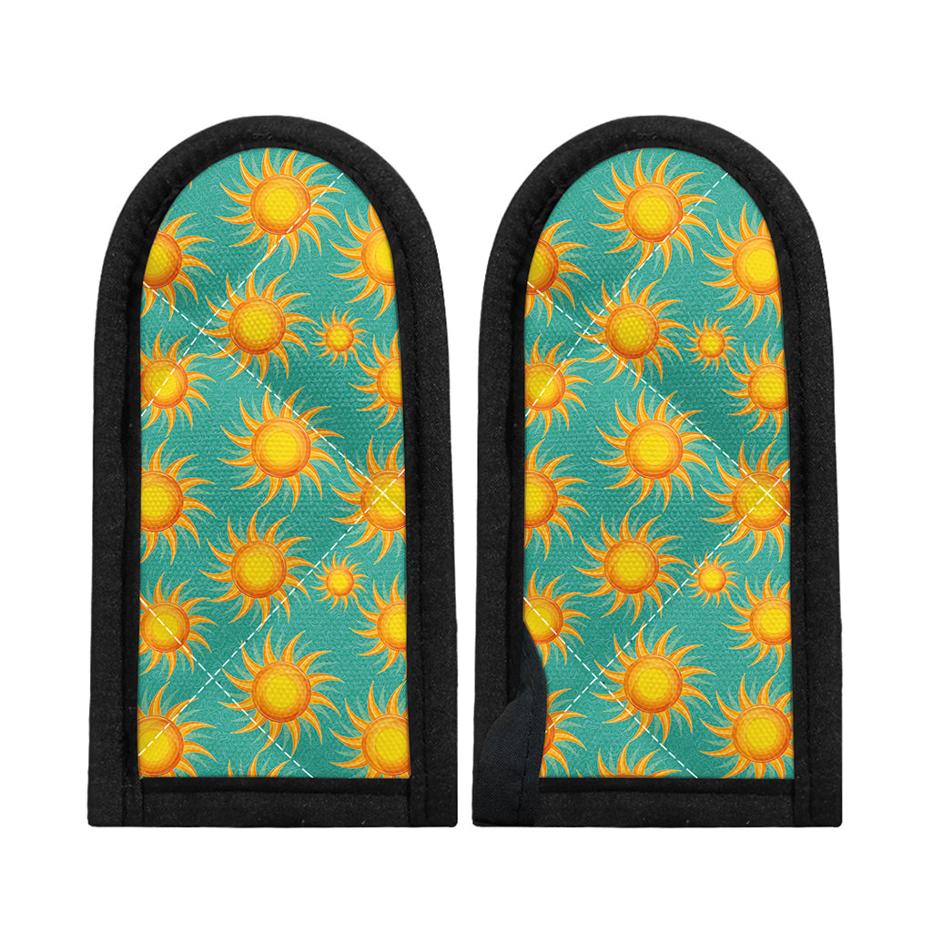 Shiny Sun Pattern Print Skillet Handle Cover
