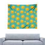 Shiny Sun Pattern Print Tapestry