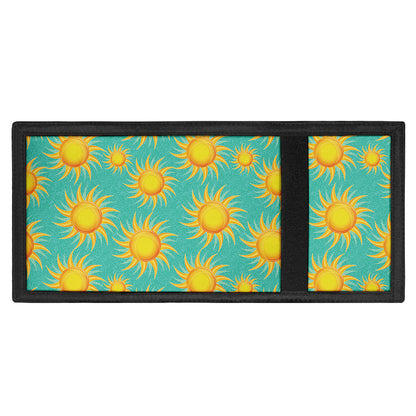 Shiny Sun Pattern Print Trifold Wallet