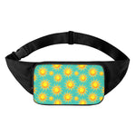 Shiny Sun Pattern Print Waist Bag