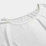 Watercolor Rocket Pattern Print Short Sleeve Long Nightdress