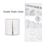 Fishing Hooks Print Shower Curtain