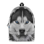 Siberian Husky Portrait Print Backpack