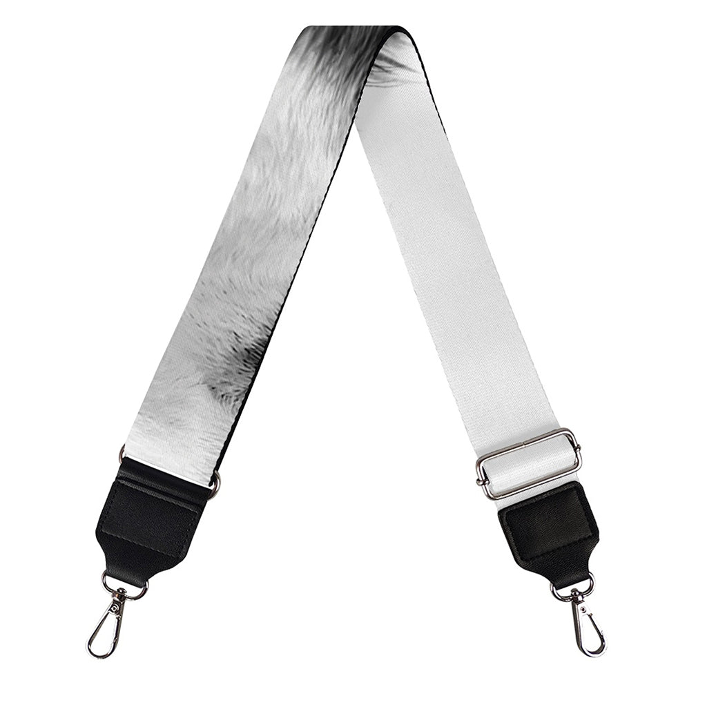 Siberian Husky Portrait Print Bag Strap