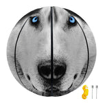 Siberian Husky Portrait Print Basketball