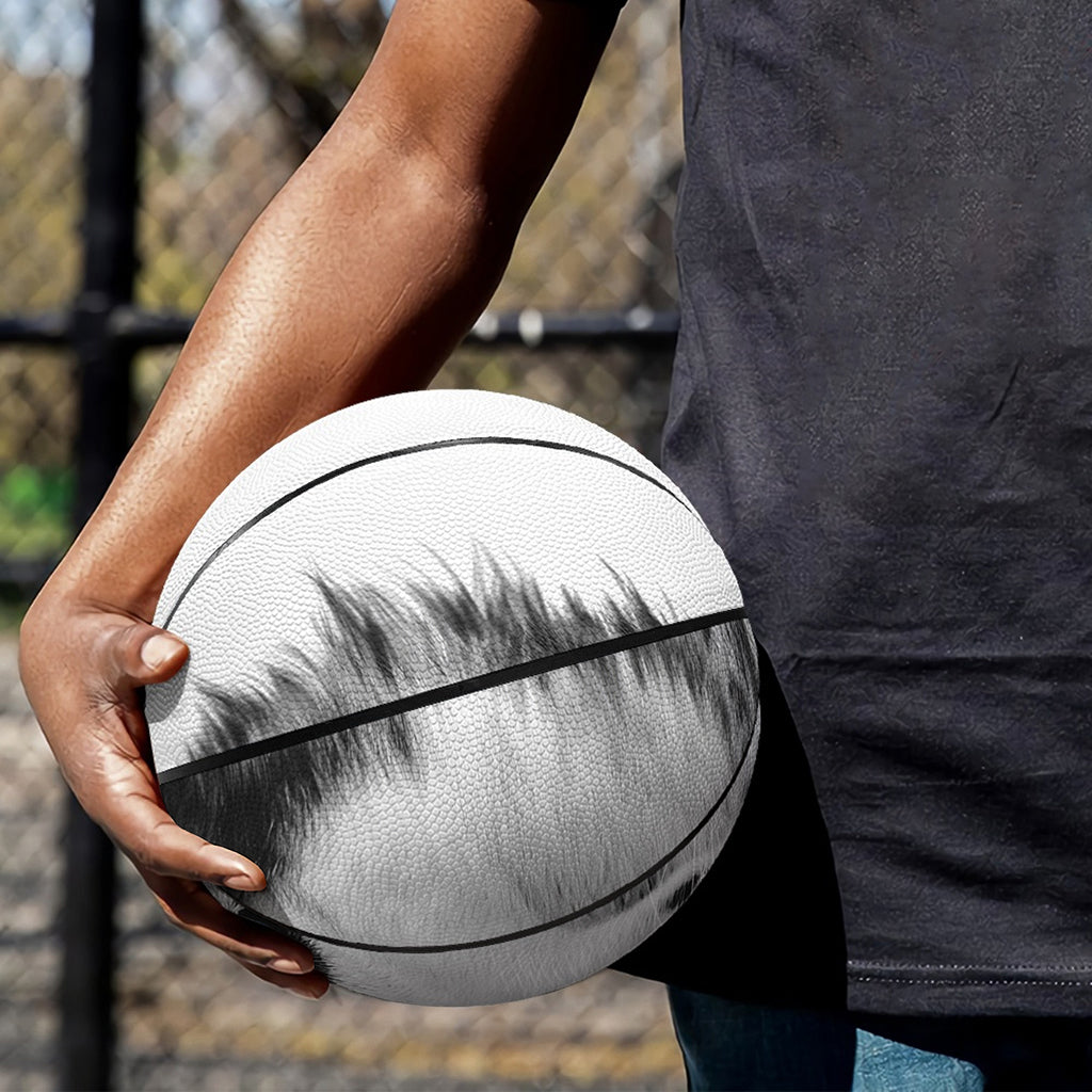 Siberian Husky Portrait Print Basketball