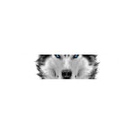 Siberian Husky Portrait Print Bed Runner
