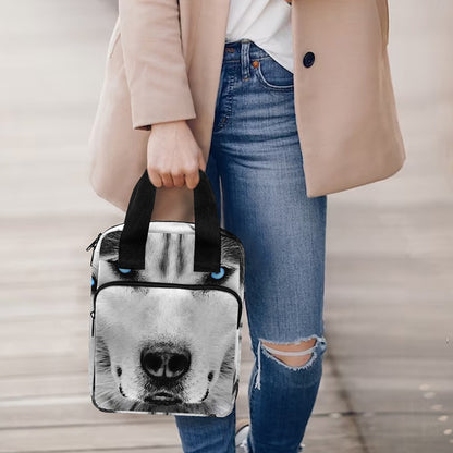 Siberian Husky Portrait Print Bible Tote Bag