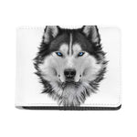 Siberian Husky Portrait Print Bifold Wallet
